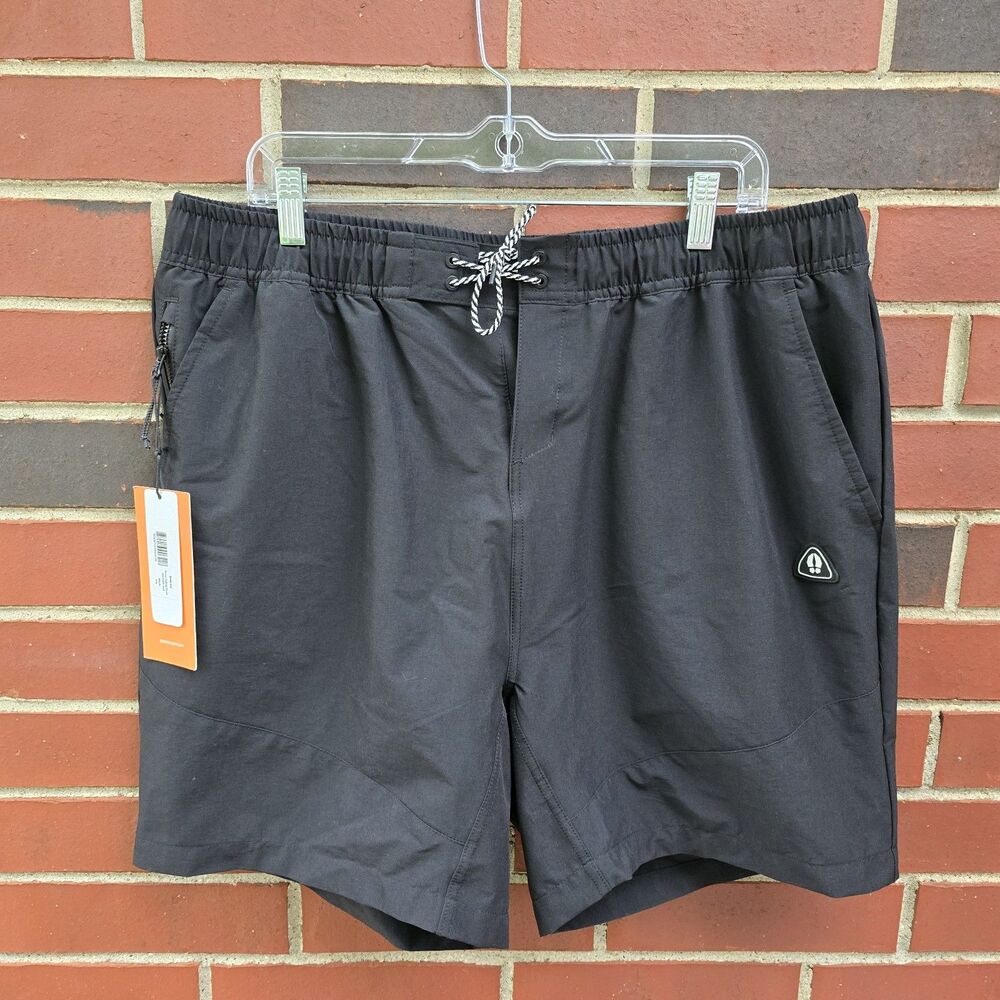 7" Bearded Goat Men's XXL Black Rover Hybrid Short Waist 38" BGSS24-102
